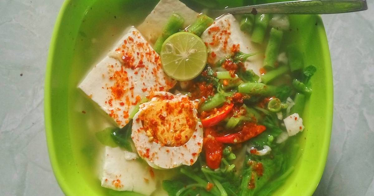  Resep  Tahu  sayur spesial  buat diet oleh Hikmah Syaharani 