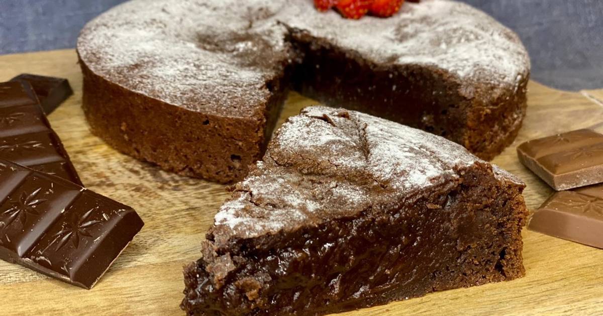 ?? GÂTEAU AU CHOCOLAT FONDANT: la torta de chocolate más rica y sin  gluten (Francia) Receta de Fundación Argentino-Holandesa de Solidaridad-  Cookpad