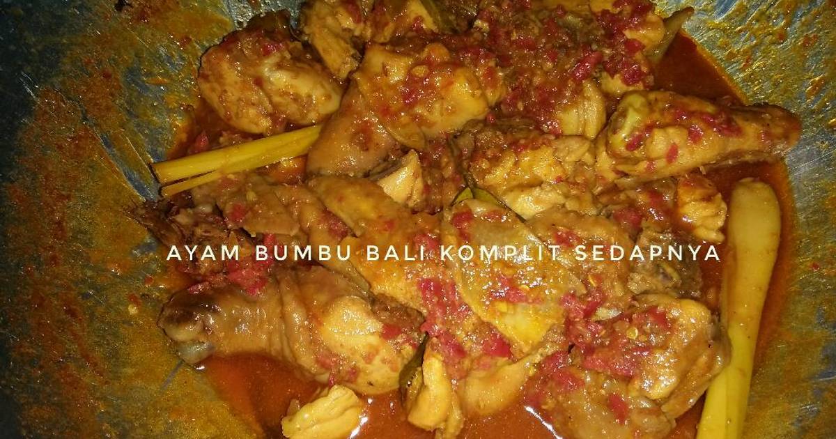 Resep Ayam Bumbu Bali Super Sedap Oleh Vina Septiana Cookpad