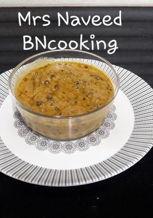 A picture of Spicy Curry cholay.