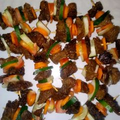 A picture of Meat sticks.
