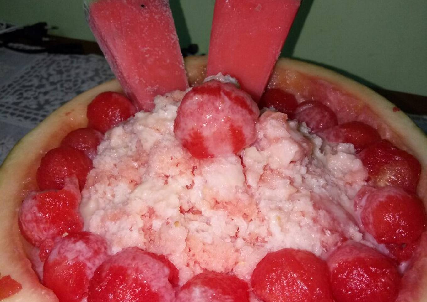 Watermelon bingsoo 🍧