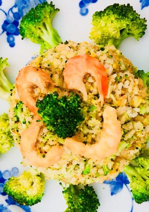 Hình của món Cơm chiên Tôm súp lơ 🥦🥦🥦.