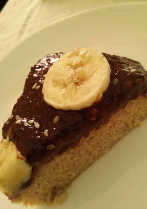 Una foto de Torta de guineo maduro 🍌