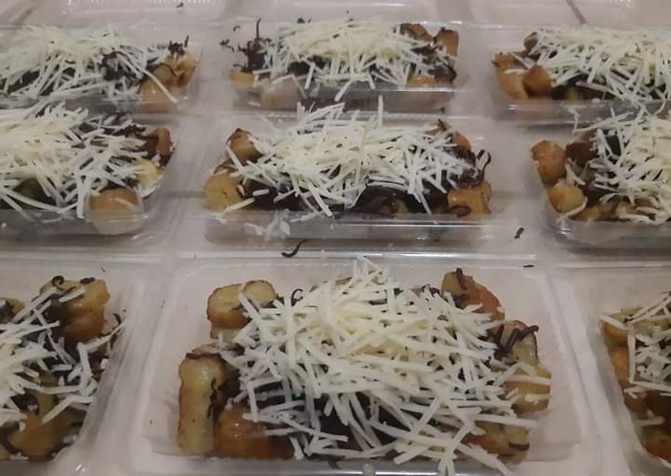 Pisang keju coklat susu