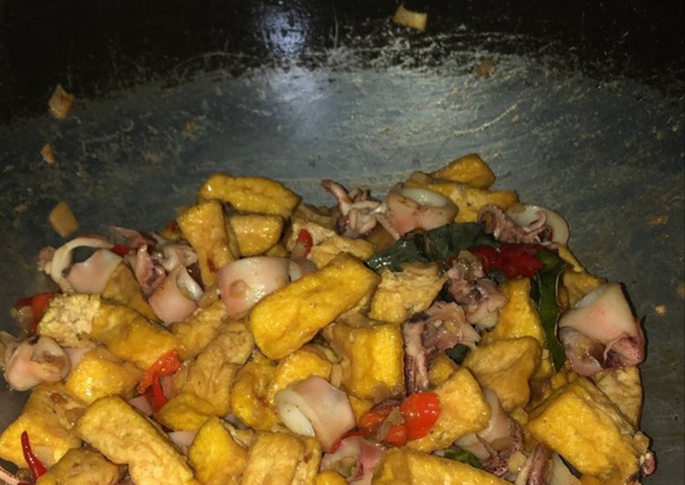 Tumis Cumi Tahu