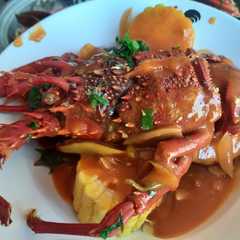 รูปของ Lobster saos Asam Manis