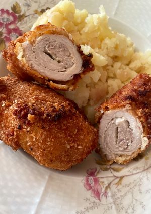 Sajttal töltött karaj recept fotója