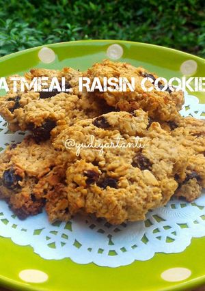 Foto resep Easy Oatmeal Raisin Cookies