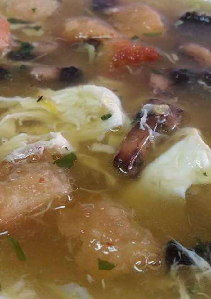 Una foto de Sopa con champiñones