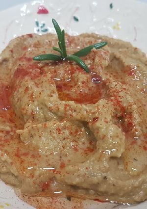 Una foto de Baba ganoush