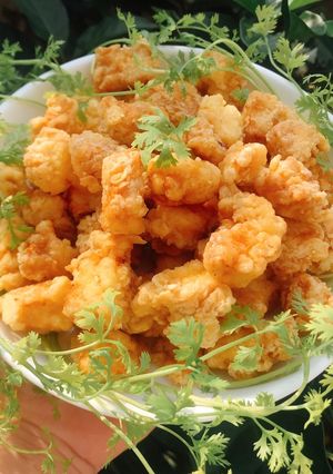 Hình của món Gà Viên Chiên Giòn.
