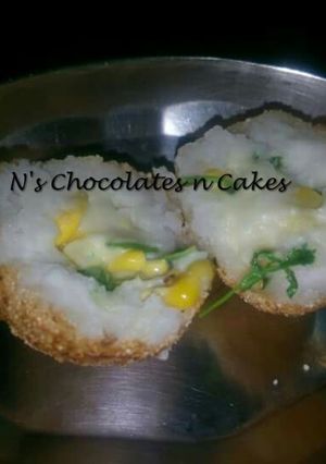 A picture of Rice Corn Cheese Balls.