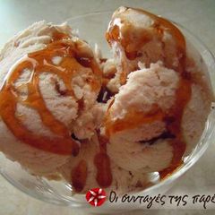 A picture of Yogurt - sour cherry ice cream.