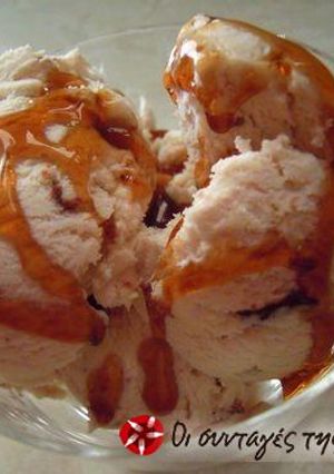 A picture of Yogurt - sour cherry ice cream.