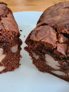 Une photo de Gâteau poire chocolat