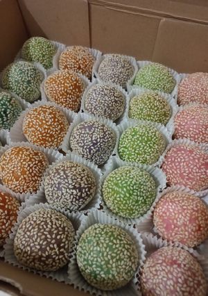 Foto resep Onde - Onde pelangi