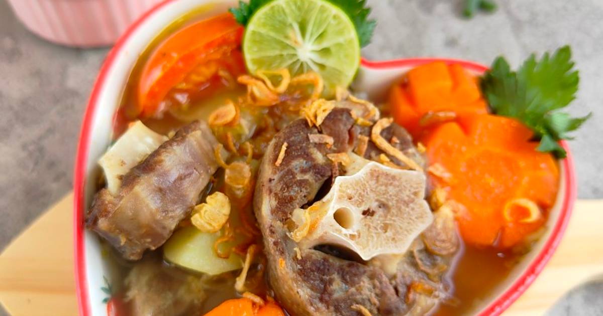 Resep Sop Buntut Oxtail Soup Oleh 李安娜💖 Cookpad