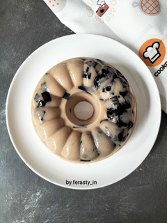 Foto resep Puding Teh Susu Cincau