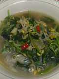 Tumis bayam & toge
