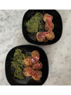 Foto di Polpette di radicchio con speck croccante 🧆