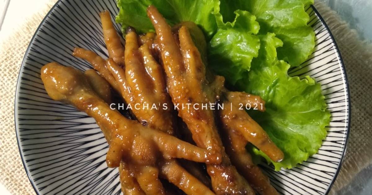 Resep Ceker Bumbu Kecap Oleh Tri Puji Lestari Chacha S Kitchen Cookpad