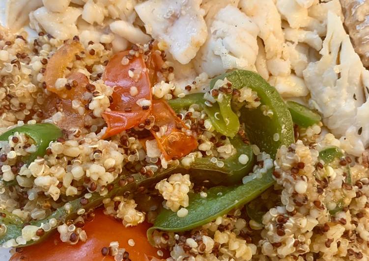 Resep Ikan kod goreng dan quinoa, Sempurna