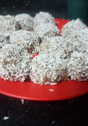 Una foto de Trufas con brigadeiro
