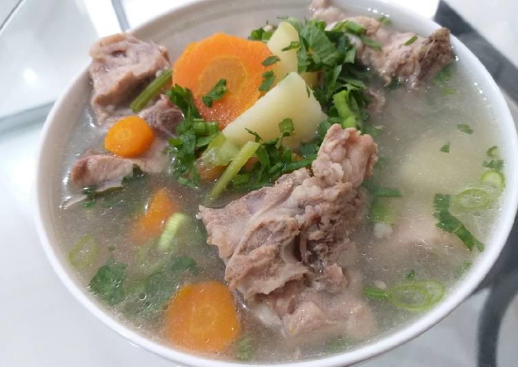 Sop iga babi #non halal#