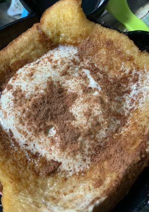 Foto resep 129. Milo yogurt lava toast
