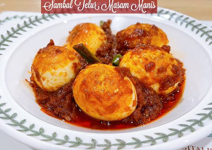 👩‍🍳Sambal Telur Masam Manis