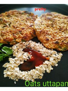 ઓટ્સ ઉત્તપમ(oats Uttapam Recipe in GujaRati) રેસીપી મુખ્ય ફોટો
