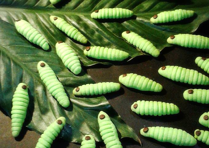 Cara Gampang Menyiapkan Kukis Ulat / Caterpilar Cookies Anti Gagal