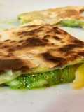 Pesto and Cheese Quesadilla