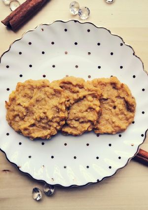 Almás zabkeksz 🍎🍪 recept fotója