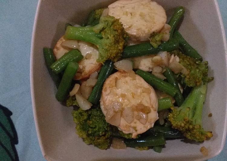 Cara memasak Brokoli Buncis Bawang, Bikin Ngiler