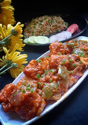 চিলি পনির (Chilli paneer recipe in Bengali) রেসিপির প্রধান ছবি