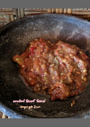 Foto resep Sambal tomat terasi gula jawa
