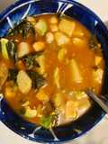 Sopa de garbanzo con quinoa