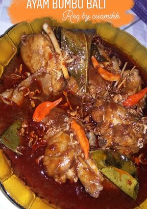Foto resep Ayam Bumbu Bali pedas