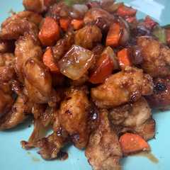 A picture of Ayam szechuan.
