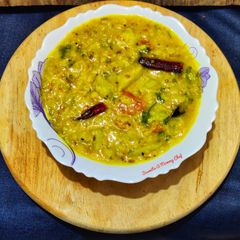 Bottle gourd dal (no onion-no garlic lauki dal) A picture of Bottle gourd dal (no onion-no garlic lauki dal).