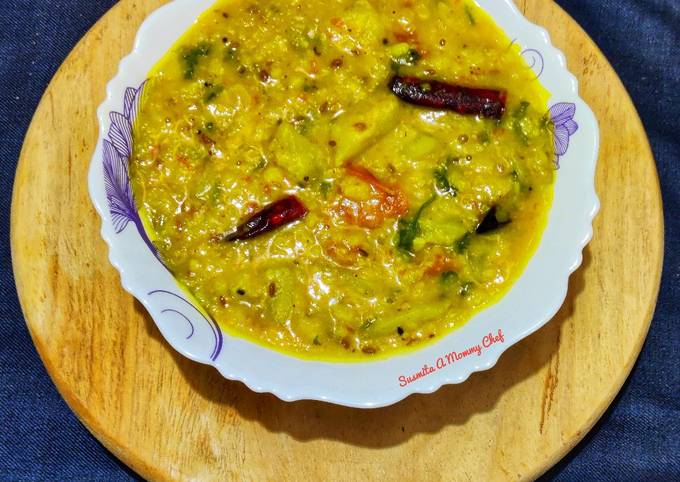 Bottle gourd dal (no onion-no garlic lauki dal)