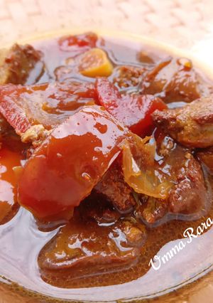 Foto resep (35) Ati Ayam Bumbu Kecap (1y+)