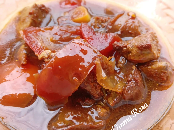 Cara Mudah Membikin Resep (35) Ati Ayam Bumbu Kecap (1y+) yang Lezat Sekali Anti Ribet, Mantap