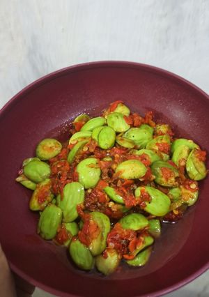 Foto resep Sambel Pete Pedas Enak Mudah Simpel