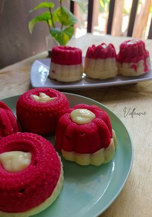 Foto resep Bolu Red Velvet Merah Putih ❤🤍