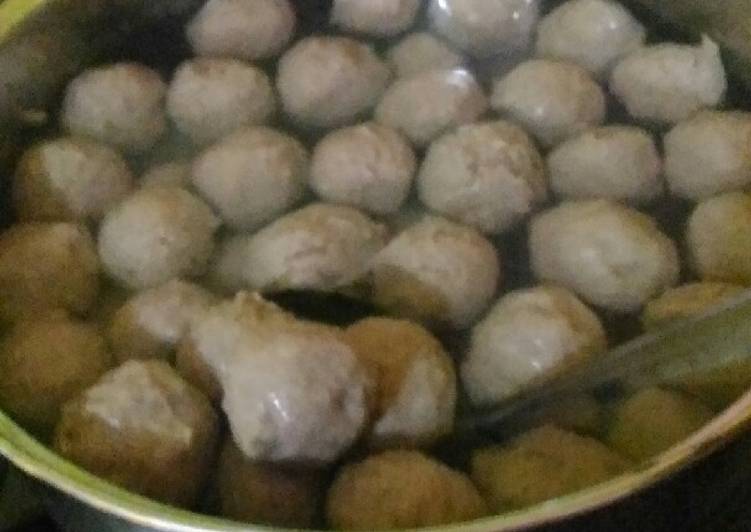 Bakso kenyal homemade