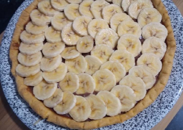 Tarta de Plátano y Chocolate