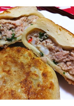豬肉餡餅 的食譜成品照片